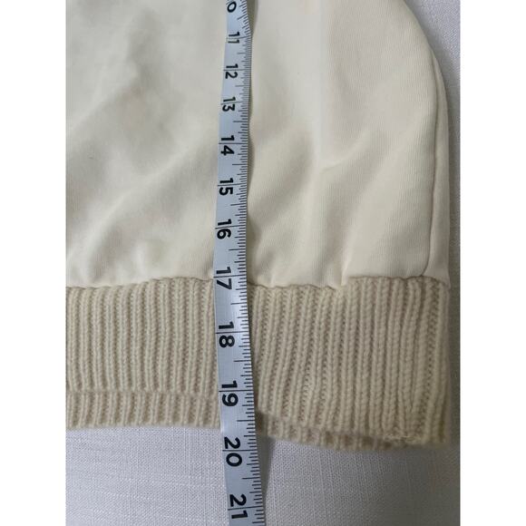 3.1 Phillip Lim French Terry Crop Sweater in Ivory - Size M - Picture 7 of 9